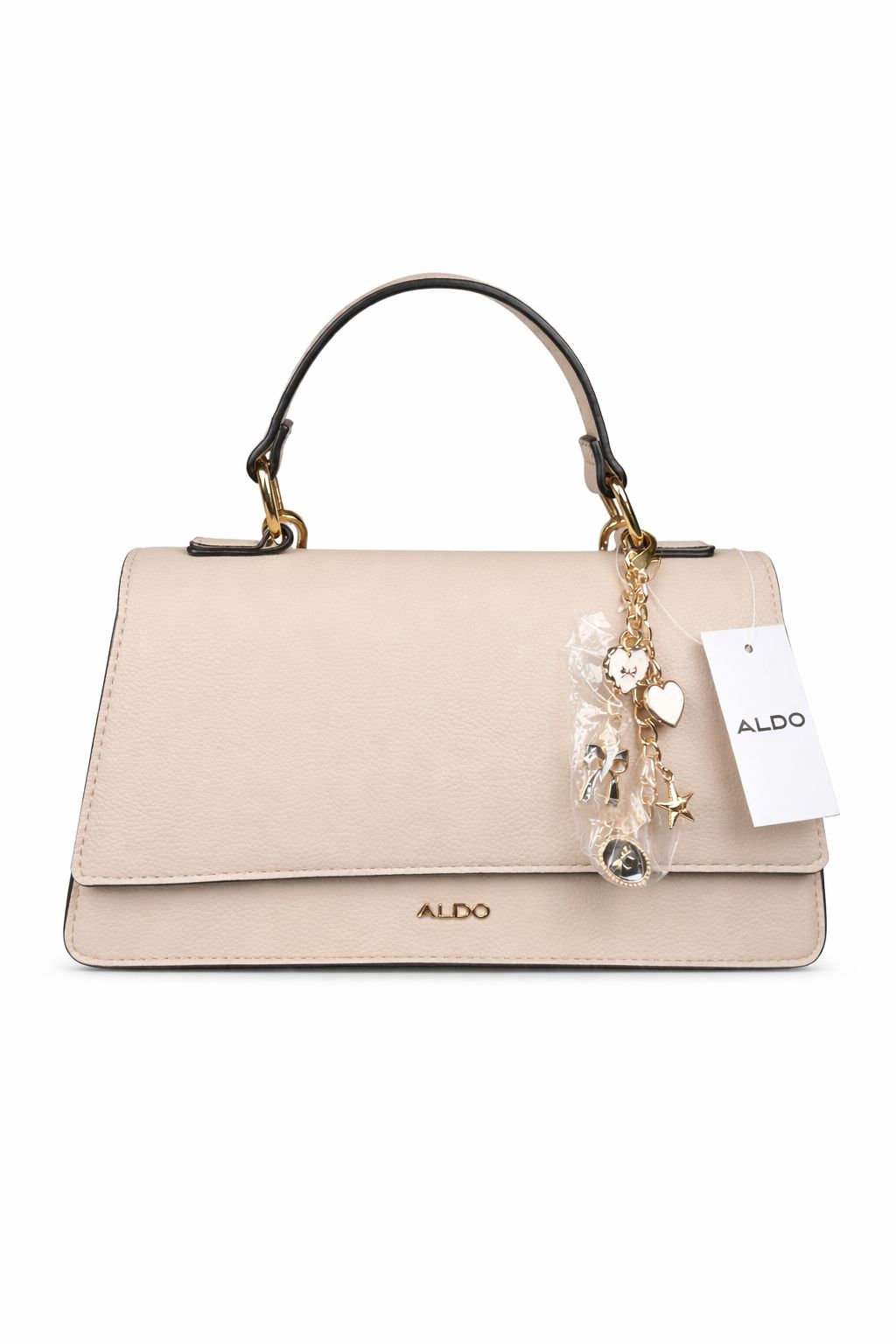 Cartera Aldo Beige Elegante con Charm