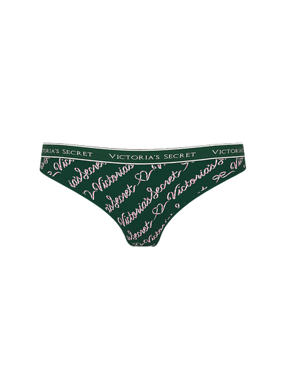 Panty Tanga de Algodón con Logo – Victoria’s Secret