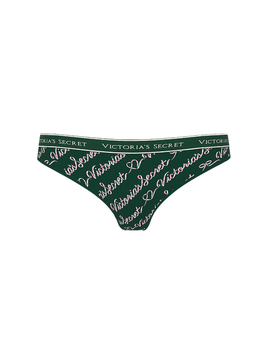 Panty Tanga de Algodón con Logo – Victoria’s Secret