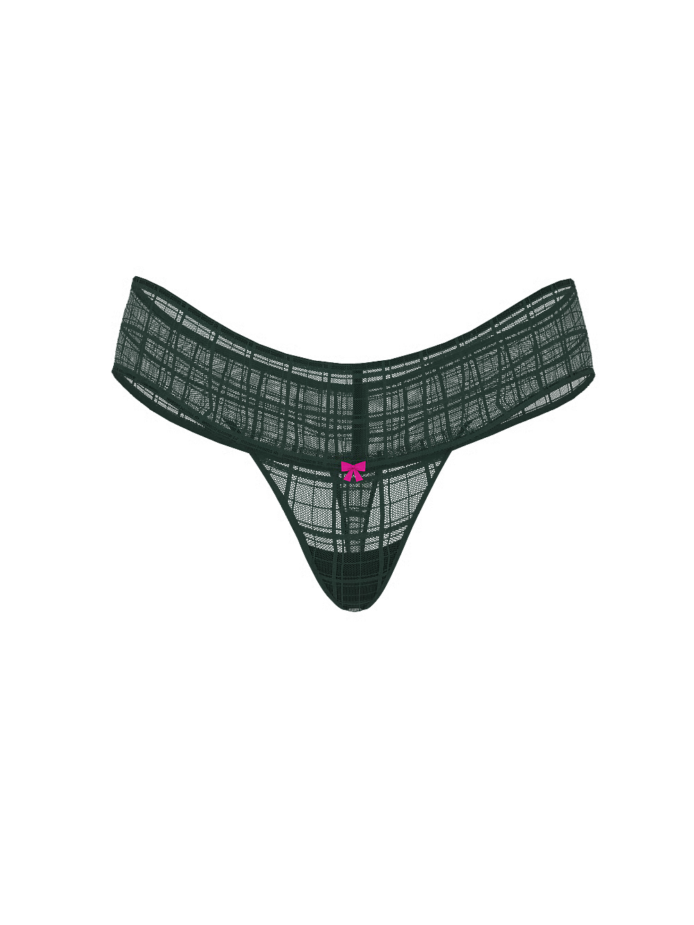 Panty Tanga de Encaje Cuadriculado – Victoria’s Secret