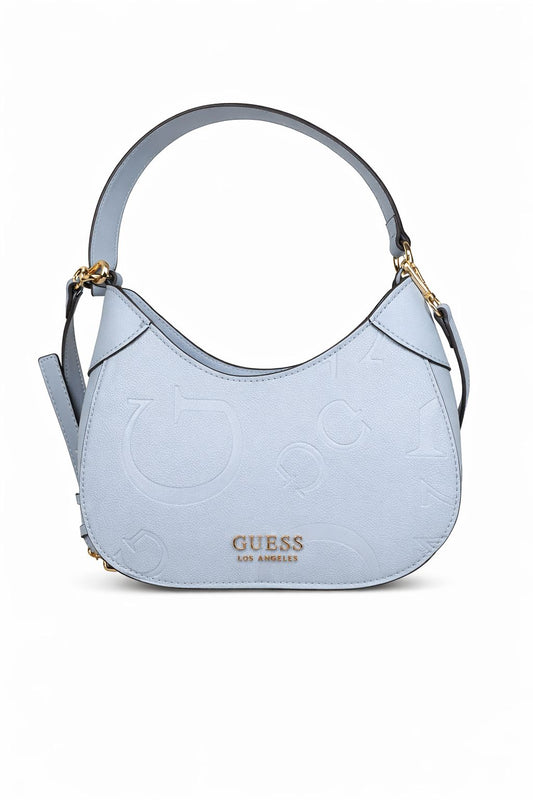 Cartera Guess Hobo Celeste Monograma