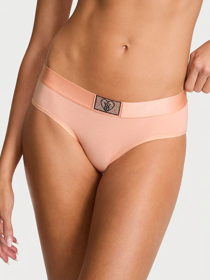 Panty logo Heart Shine Patch Thong – Victoria’s Secret