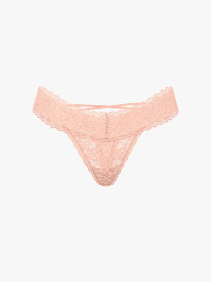 Panty Lace Strappy-Back Thong - Victoria's Secret