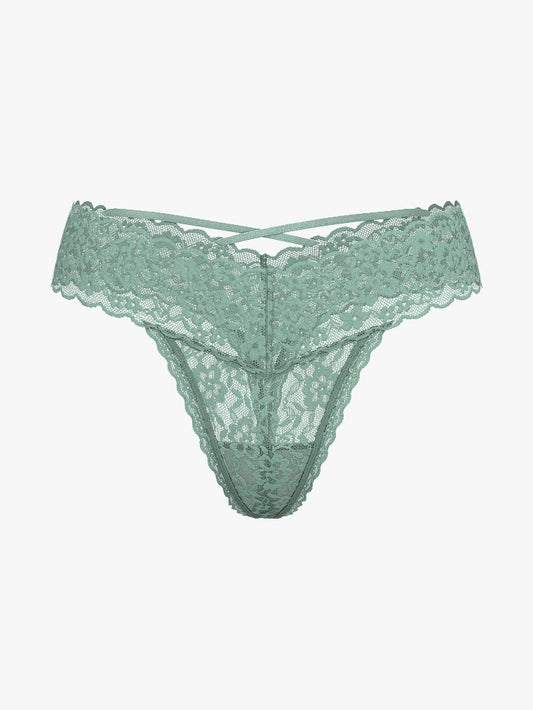Panty Lace Strappy-Back Thong - Victoria's Secret